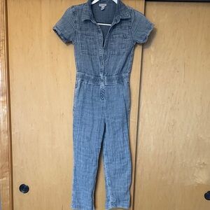 Cat & Jack Light Blue Chambray Romper